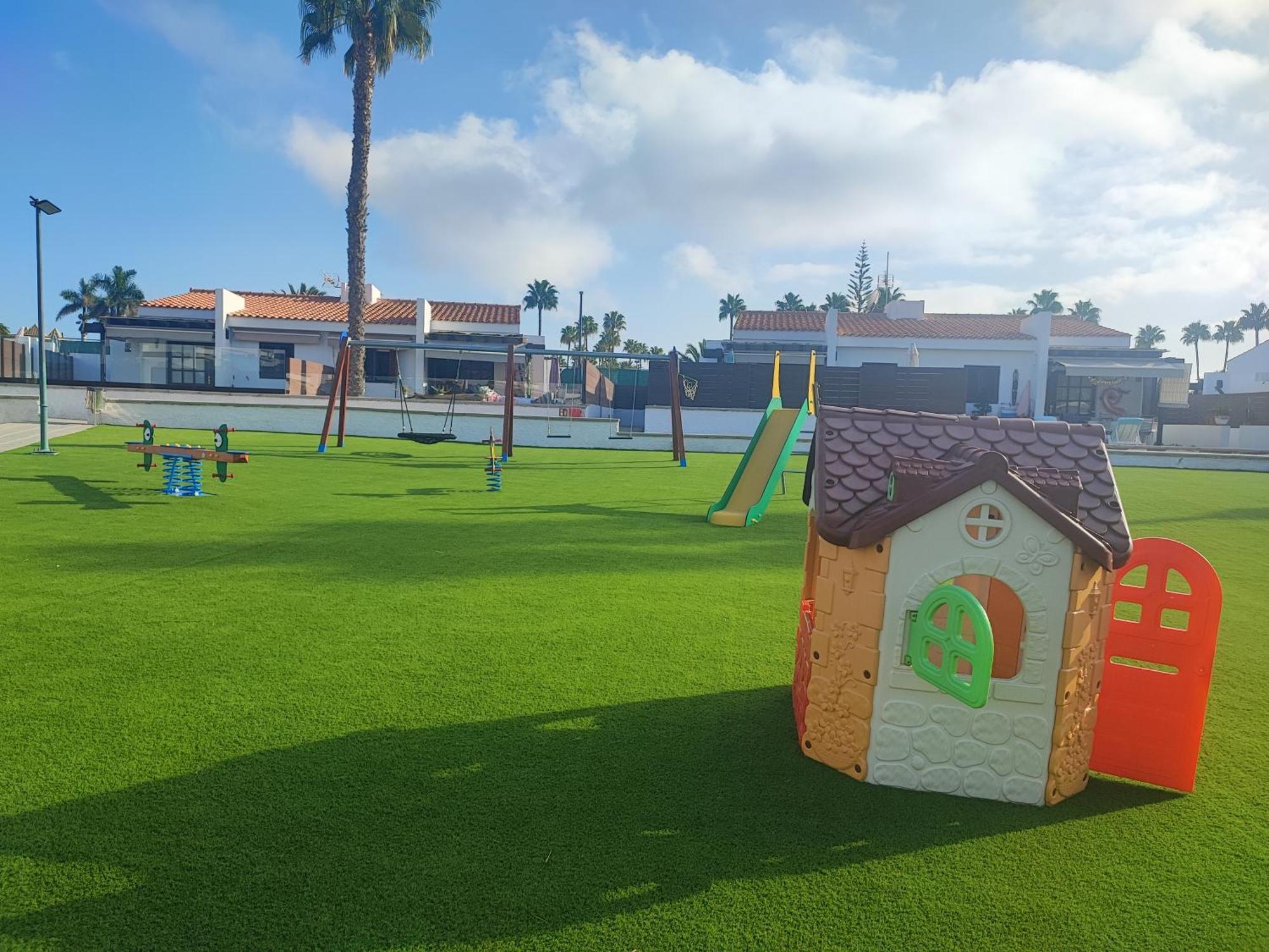 Bungalow Maspalomas Golf Con Jacuzzi, Piscina Y Jardin San Bartolomé Kültér fotó