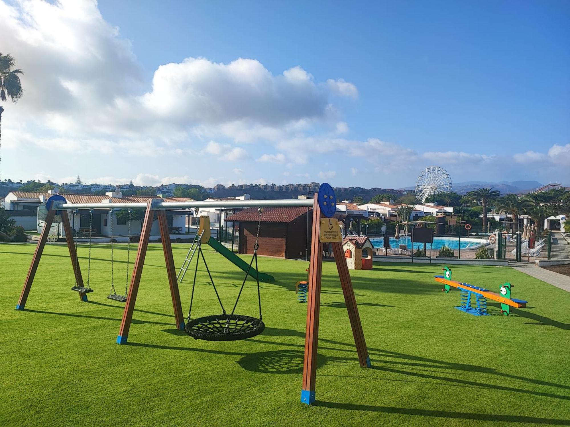 Bungalow Maspalomas Golf Con Jacuzzi, Piscina Y Jardin San Bartolomé Kültér fotó