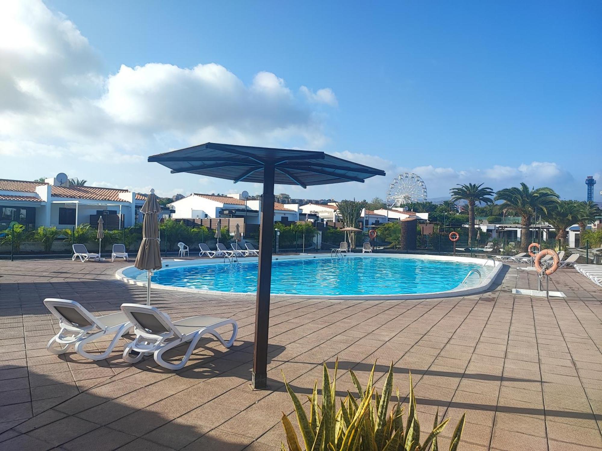 Bungalow Maspalomas Golf Con Jacuzzi, Piscina Y Jardin San Bartolomé Kültér fotó
